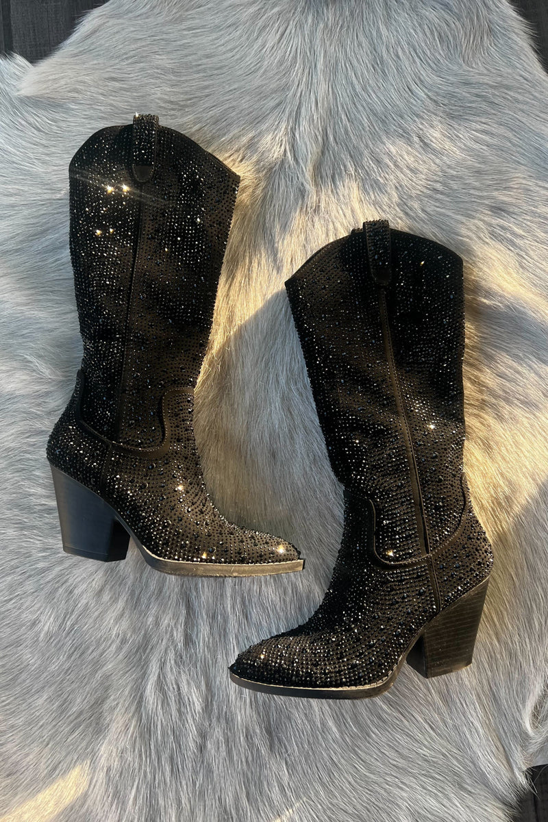 Buchi Fresa  Rhinestone Boots