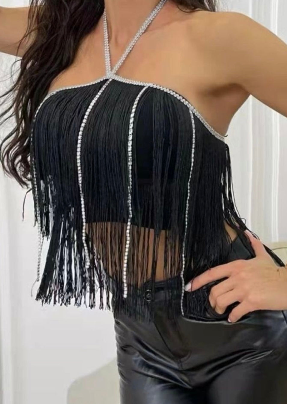 Hailey Fringe Crop Top