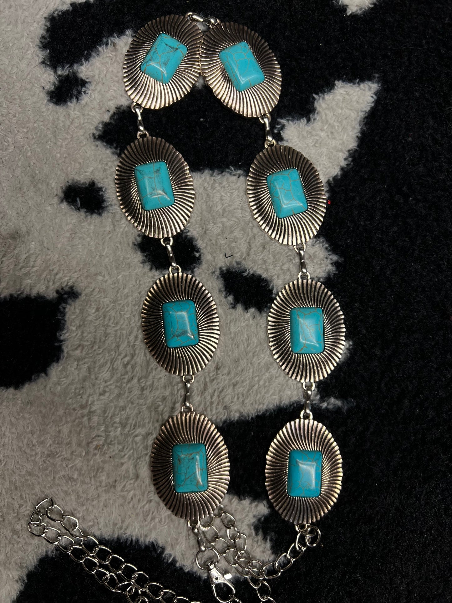 Turquoise Concho Belt