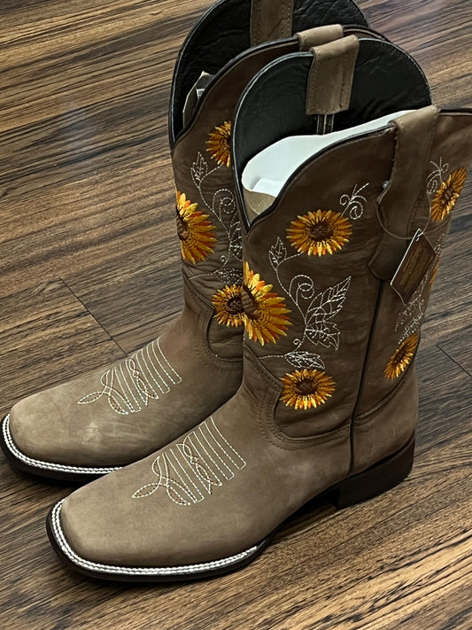 Sunflower Boots (Tobacco)